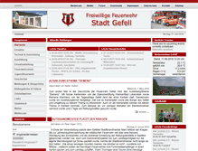 Tablet Screenshot of feuerwehr-gefell.de